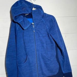 OLD SCHOOL Lululemon Scuba Hoodie Beautiful Blue Size 12